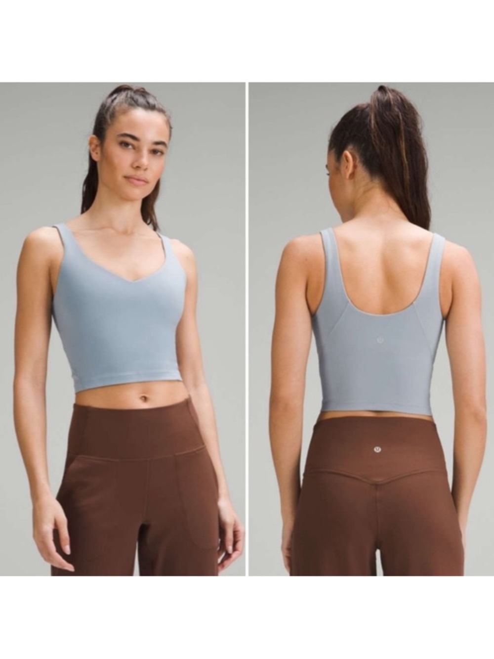 Lululemon Align Tank Top Chambray Sz 2